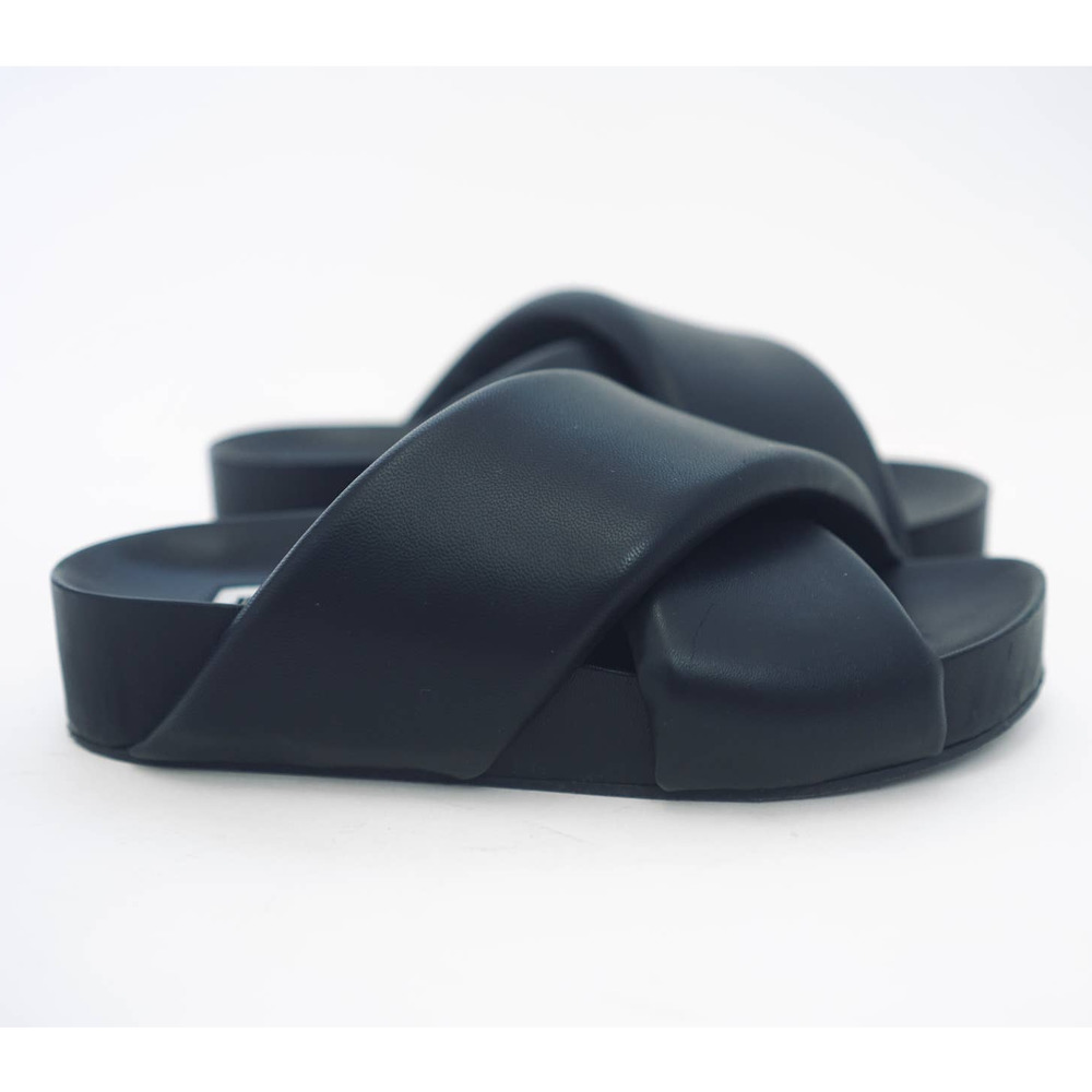 Jil Sander Black Oversized Wrapped Sandals Women's 36